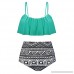 Ghazzi Women Teen Girls Falbala High Waisted Bikini Set Push-up Padded Swimsuit Swimwear Bathing Suits Mint Green B079L6HVHJ
